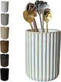 TOPYOKK Stoneware Coffee Bar Utensil Holder Tea & Coffee Spoon & Stirrer Holder by TOPYOKK