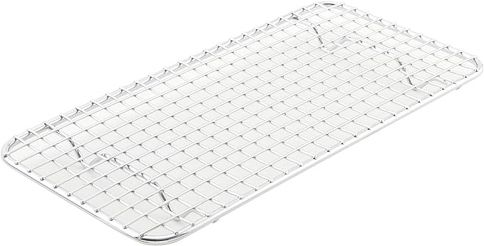 Winco Pan Grate, 5-Inch by 10 1/2-Inch, Third Size by Winco