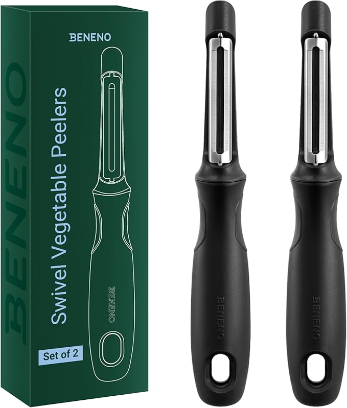 Beneno Swivel Vegetable Peeler, Razor-Sharp Smooth Peeling Potato Peelers by Beneno