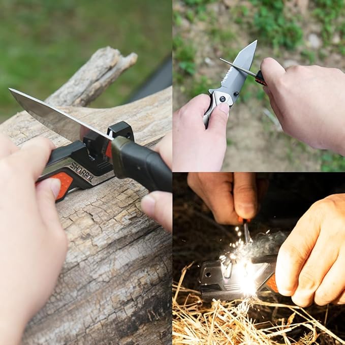 SHARPAL 101N 6-in-1 Pocket Knife Sharpener & Survival Tool – Diamond Sharpening - Image 4