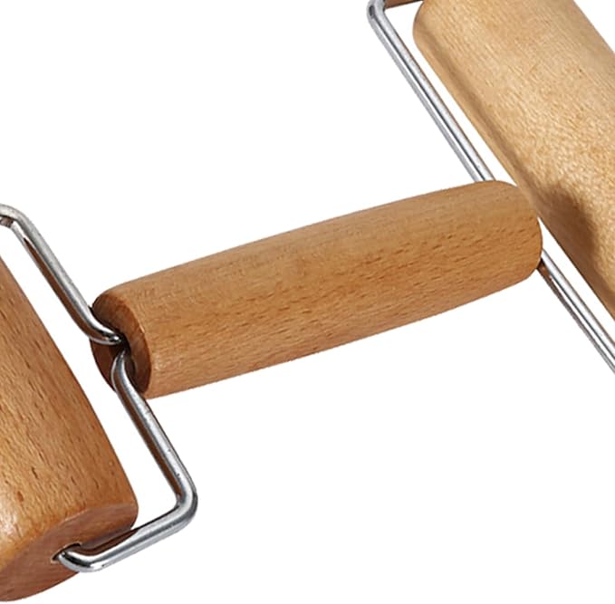 Small Rolling Pin, Pizza Dough Roller, Non Stick Wood Pastry Roller, Kitchen - Image 9