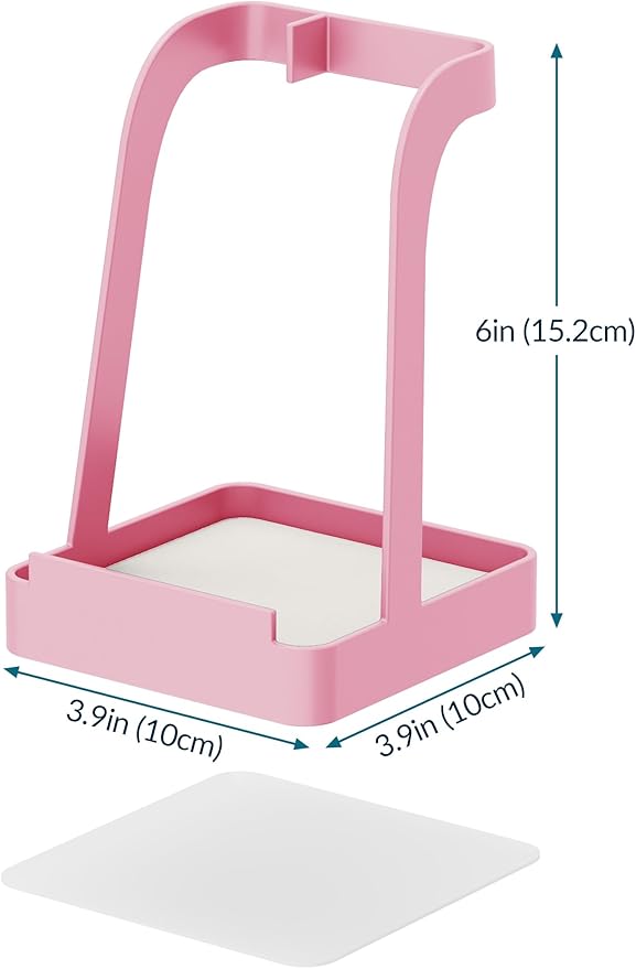 NiHome Kitchen Utensil Holder for Pot Lids & Spoons Pink Kitchen Accessories - Image 7