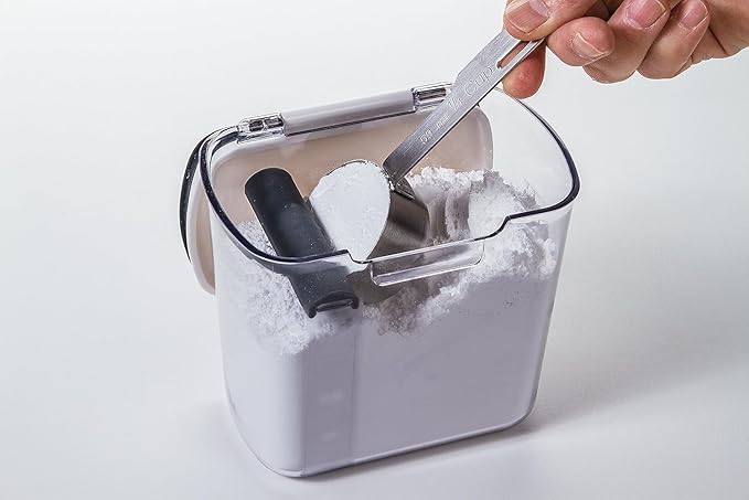 ProKeeper 1 Quart Airtight Powdered Sugar Storage Container – Grey, BPA-Free - Image 3