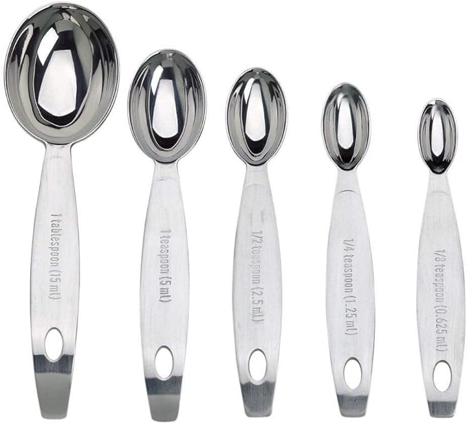Cuisipro Stainless Steel Measuring Spoon Set Silver - Image 4