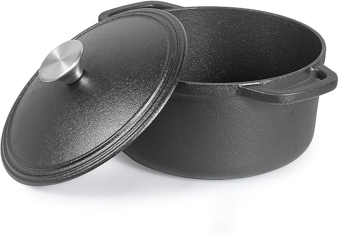 COMMERCIAL CHEF 3.4 Quart Cast Iron Dutch Oven by CommercialChef