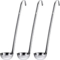 meekoo 3 Pieces Stainless Steel Ladle Soup Handle Ladle by meekoo