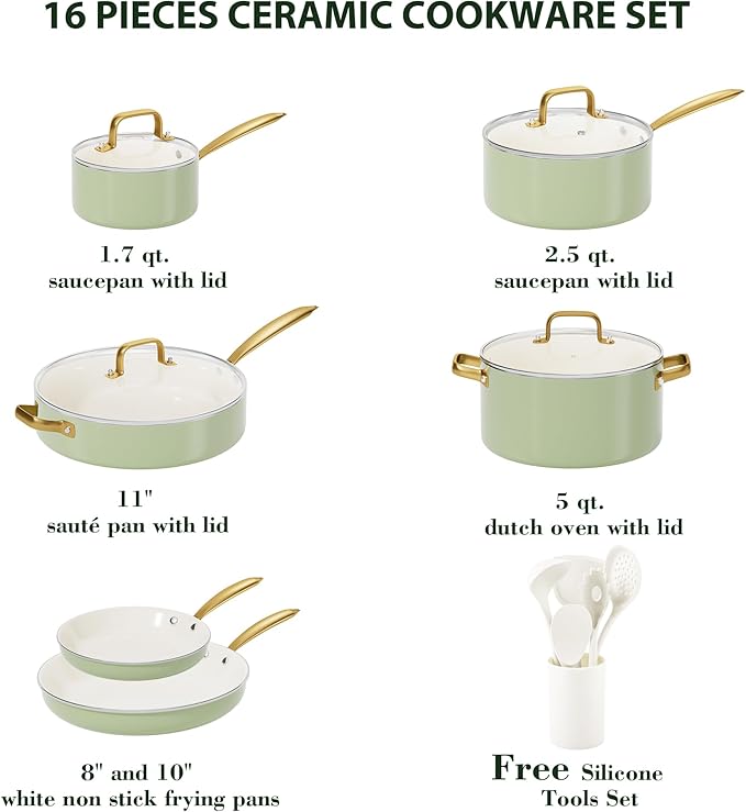 Pots and Pans Set Non Stick - Image 2