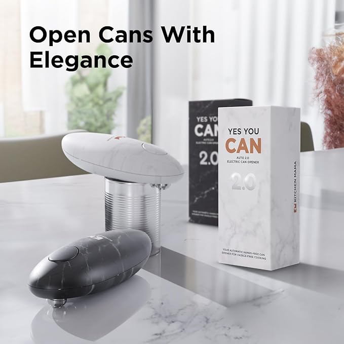 Kitchen Mama Auto 2.0 Electric Can Opener: Blade Opens Almost Any Can Pop or - Image 6