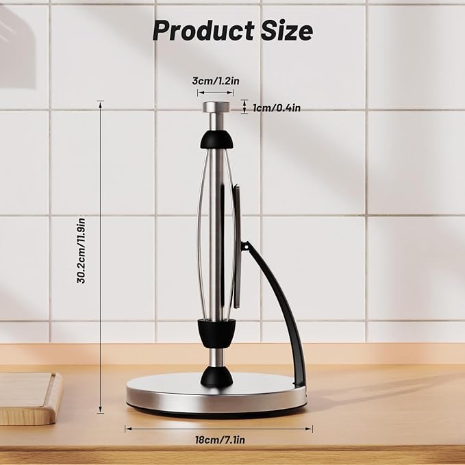 VEHHE Paper Towel Holder Countertop, Paper Towel Holder - Image 3