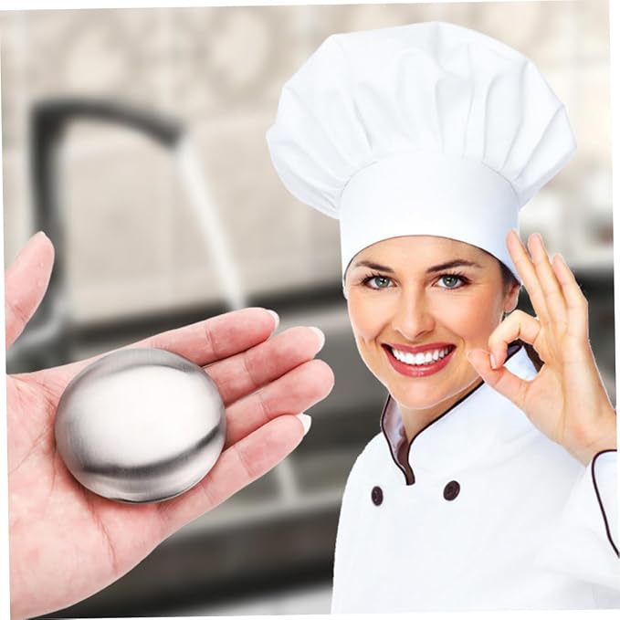 Kitchen Soap Steel Soap Round Metal Odor Absorbers for Home Stainless Steel Gadget