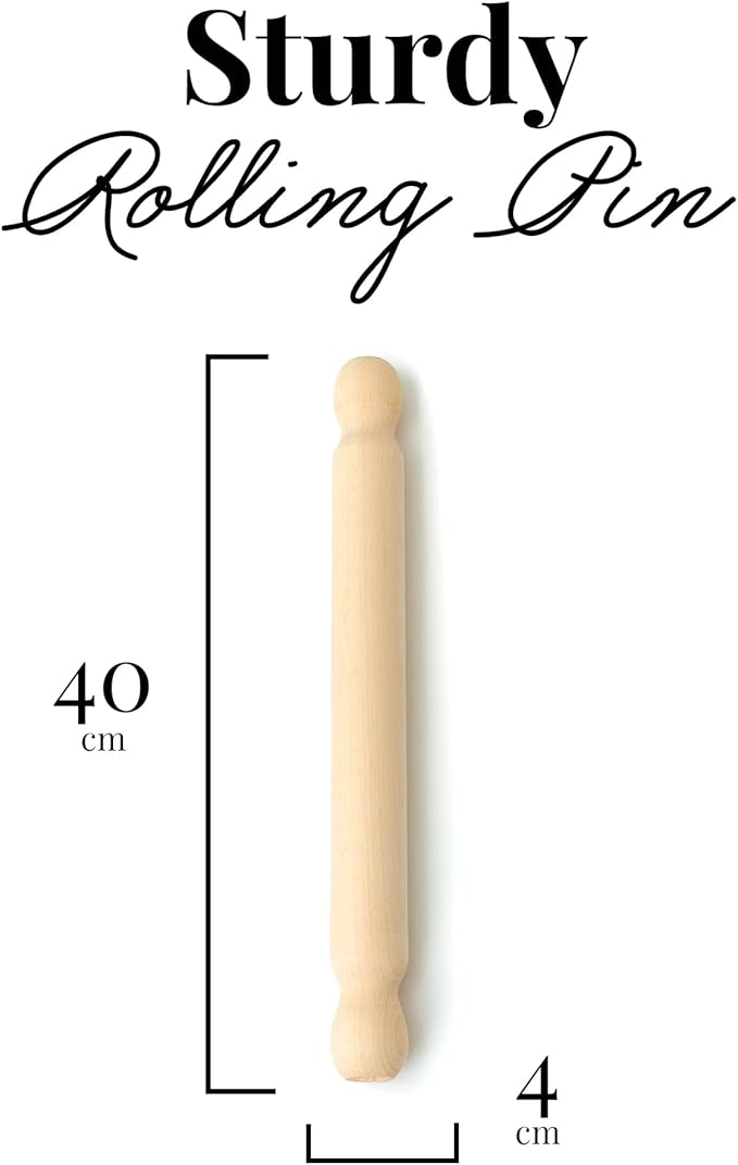 Tuuli Kitchen – French Wooden Rolling Pin, Baking Roller - Image 3