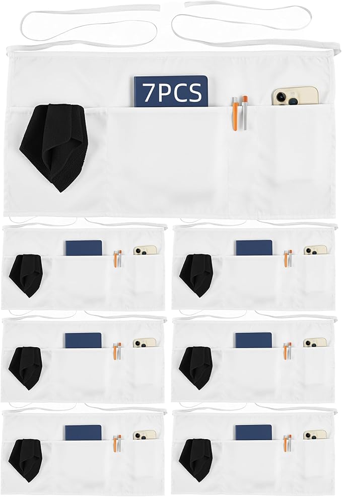 Xeoxarel Aprons with 4 Pockets 23.5'' X 11.5'' by XeoxarelWomensvests