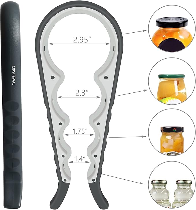 Jar Opener Bottle Opener for Weak Hands, 5 in 1 Multi-Function Can Opener - Image 2