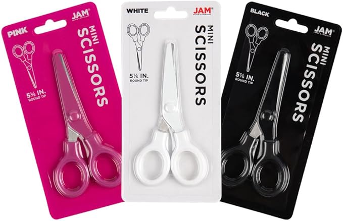 JAM PAPER Multi-Purpose Mini Scissors Set - Image 5
