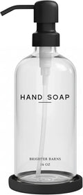 Glass Hand Soap Dispenser Bathroom Set by Brighter Barns by BrighterBarns
