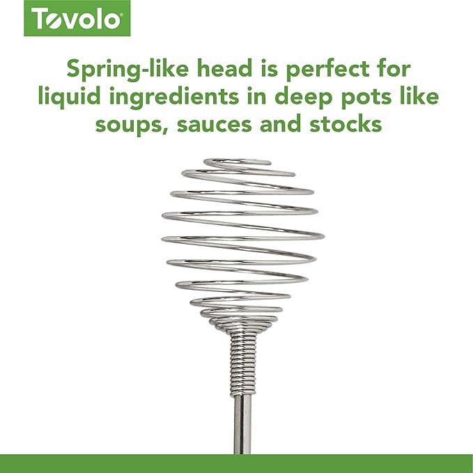 Tovolo Spring Whisk Stainless Steel 10 Inch Galaxy Coil Whisker - Image 5