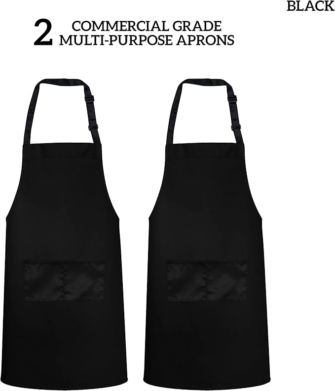 GREEN LIFESTYLE 2 Pack Chef Apron - Image 3