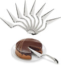 PARTY BARGAINS Silver Plastic Cake Cutter, 10 Inch Classic Disposable Cake by PARTYBARGAINS