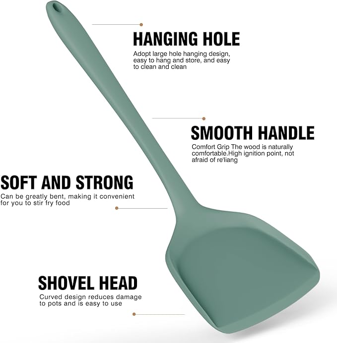 AOTHOD Silicone Cooking Utensils Set - Image 8