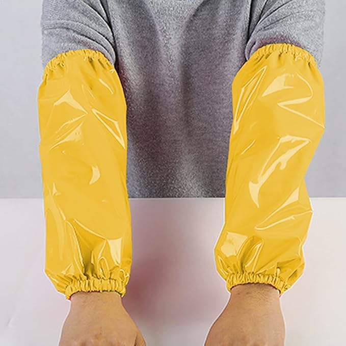 ELEBOX Waterproof Oil Proof Bib Apron Utility Apron Chemical Resistant Apron - Image 5