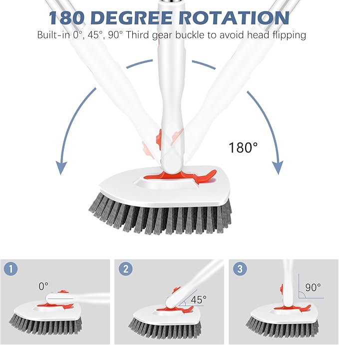 SetSail Floor Scrub Brush, Tile Tub Floor Scrubber - Image 3