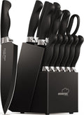 Amorston Knife Set, 15 Pieces Kitchen Knives Set by Amorston