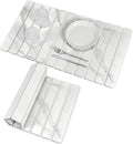 Large Stone Dish Drying Mats for Kitchen Counter, Collapsible Quick Drying Dish by Lprmnnc