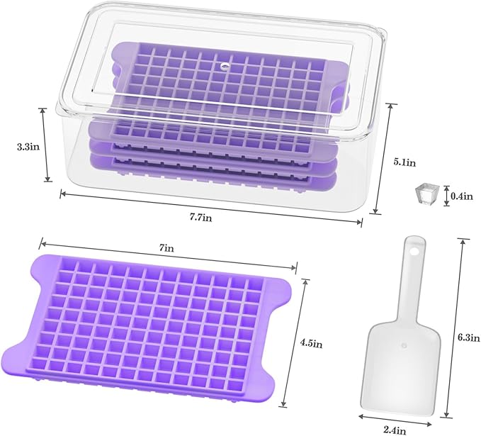 Mini Ice Cube Tray for Freezer: GGUW Nugget Ice Cube Tray - Image 2