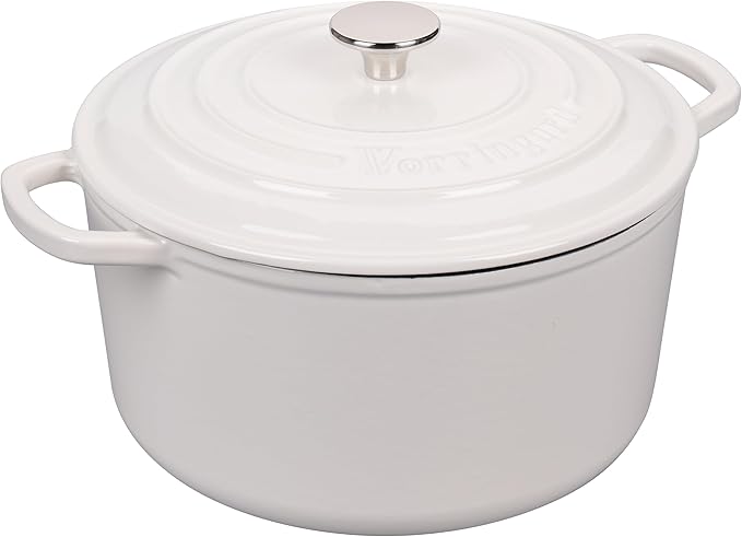 VORRINGARD Enameled Cast Iron Dutch Oven Pot - Image 6