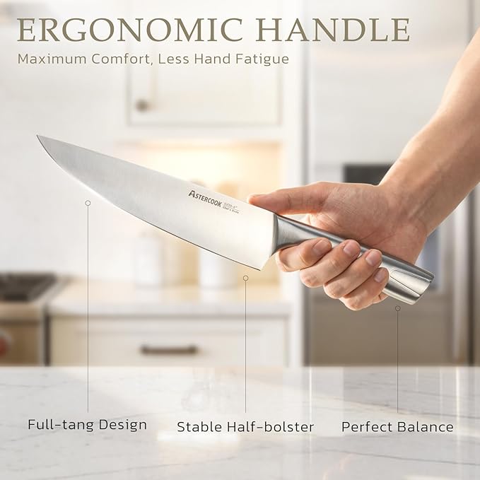 Astercook Knife Set, Kitchen Knives Set - Image 4