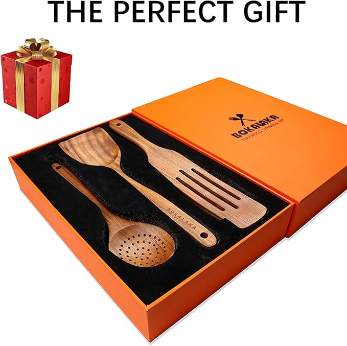 Wooden Spoons for Cooking, 12 Pack Wooden Utensils for Cooking Wooden Cooking - Image 2