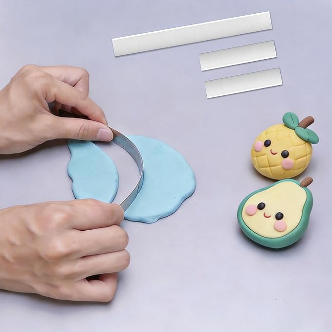 12 Polymer Clay Tools Acrylic Rolling Pin - Image 5