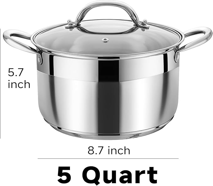 Kirecoo Stainless Steel Stock Pot - Image 2