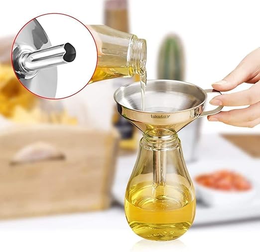 Kitchen Funnel, 3 Piece Stainless Steel Funnels Set - Image 3