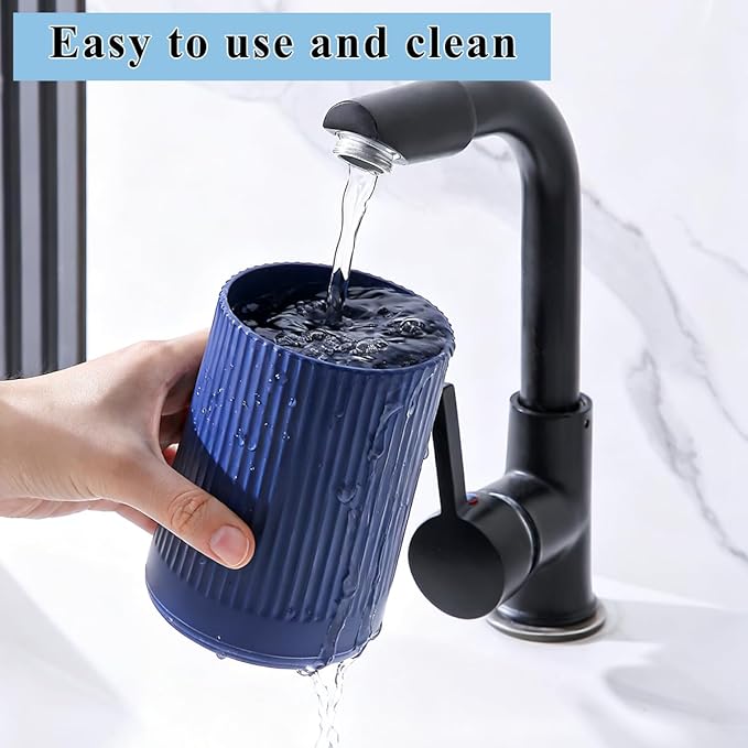 Kyraton Cooking Utensils Holder 2pcs, 360° Rotating Heavy Duty Plastic Kitchen - Image 5