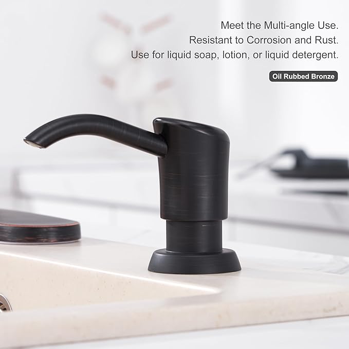 GAGALIFE Soap Dispenser for Kitchen Sink, ABS in Counter Soap Dispenser - Image 4