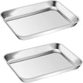 P&P CHEF 9 Inch Baking Cookie Sheet, Oven Pan Tray Stainless Steel Sheet Pan by PPCHEF