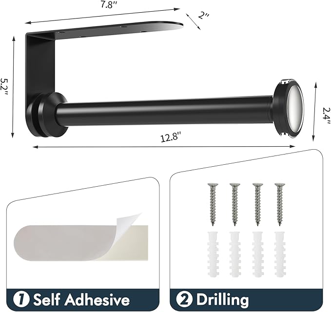 theaoo Under Cabinet Paper Towel Holder - Image 5