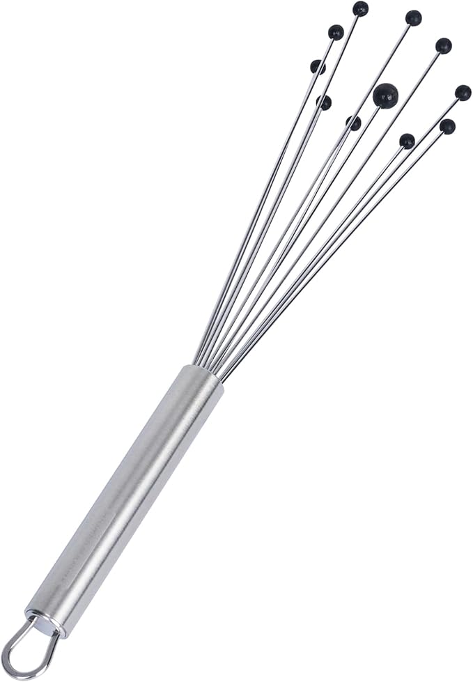 Restaurantware 10.5 in Stainless Steel Ball Whisk - Image 2
