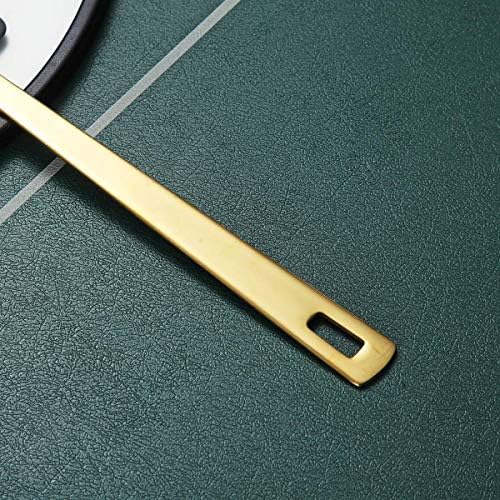 Gold Silicone Spatulas, Berglander Flexible Scrapers Baking Mixing Tool With Titanium Gold Plating, Baking Tools, Heat Resistant, Dishwasher Safe, Easy to Clean