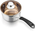 P&P CHEF 3 Quart Saucepan Small Pot, Stainless Steel Saucepan by PPCHEF