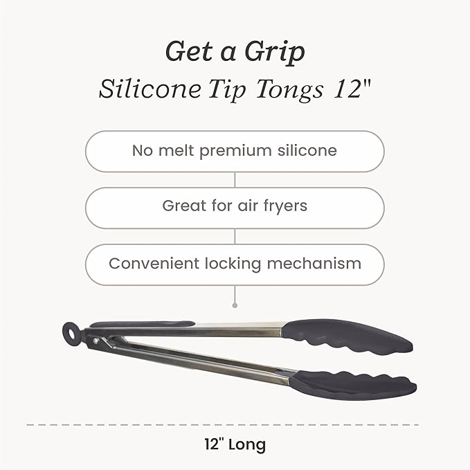StarPack Premium Silicone Kitchen Tongs 12-Inch - Image 4
