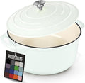 Zulay Kitchen 6 Quart Enameled Cast Iron Dutch Oven Pot by ZulayKitchen
