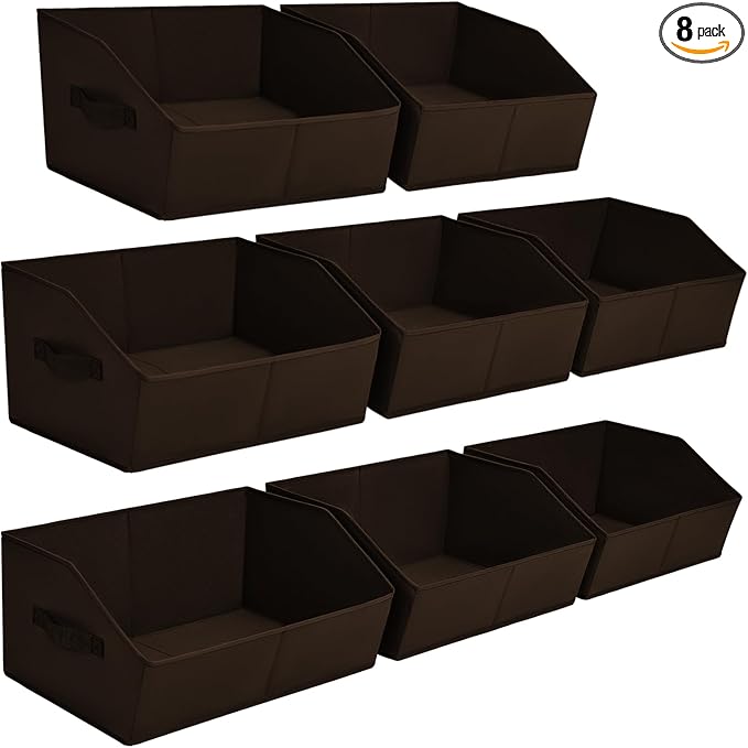 Homsorout Closet Baskets for Shelves Trapezoid by Homsorout