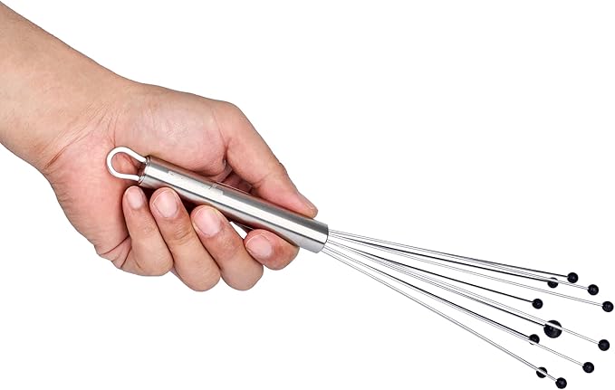 Restaurantware 10.5 in Stainless Steel Ball Whisk - Image 11