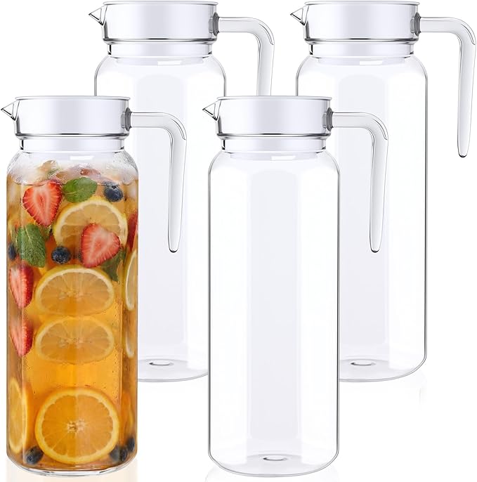 Didaey 4 Pcs Acrylic Water Pitcher by Didaey
