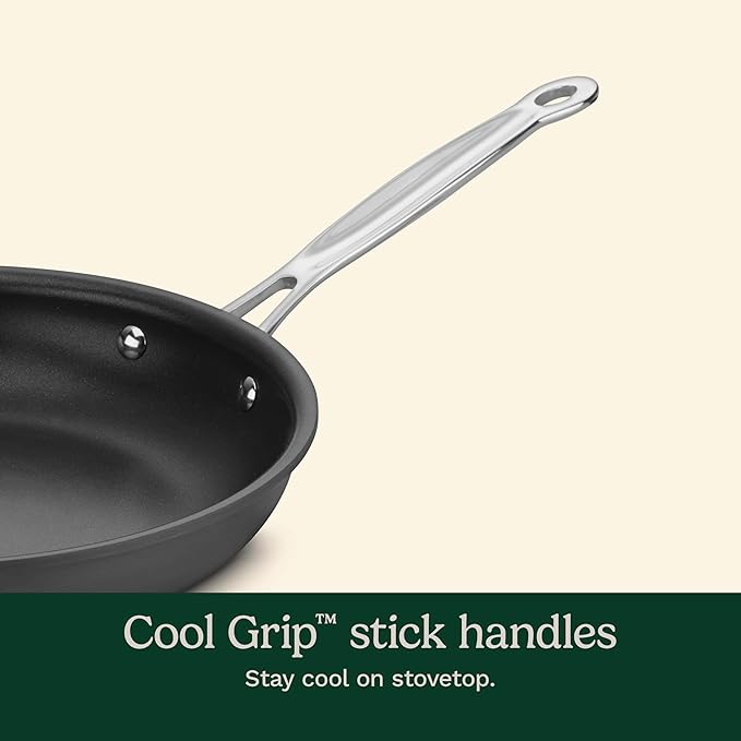 Cuisinart Chef's Classic™ Nonstick Hard Anodized 17 Piece Set w/Tempered Glass - Image 6