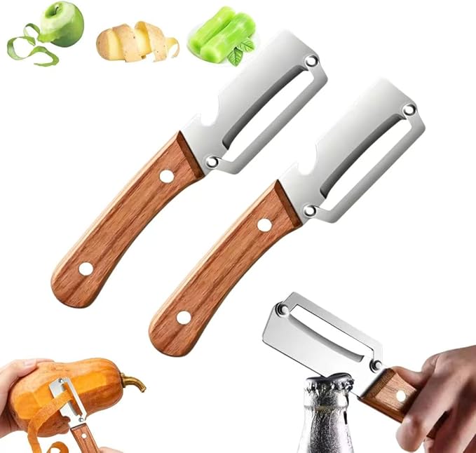 2 Pack Premium 2-in-1 Multi Functional Vegetable and Fruit Peeler by Unknown