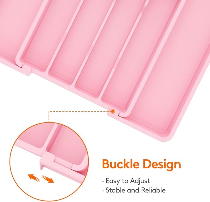 Lifewit Silverware Drawer Organizer, Expandable Utensil Tray - Image 5