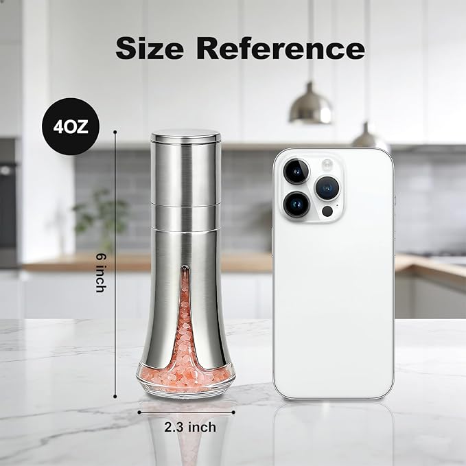 Aelga Salt and Pepper Grinder Set - Image 2